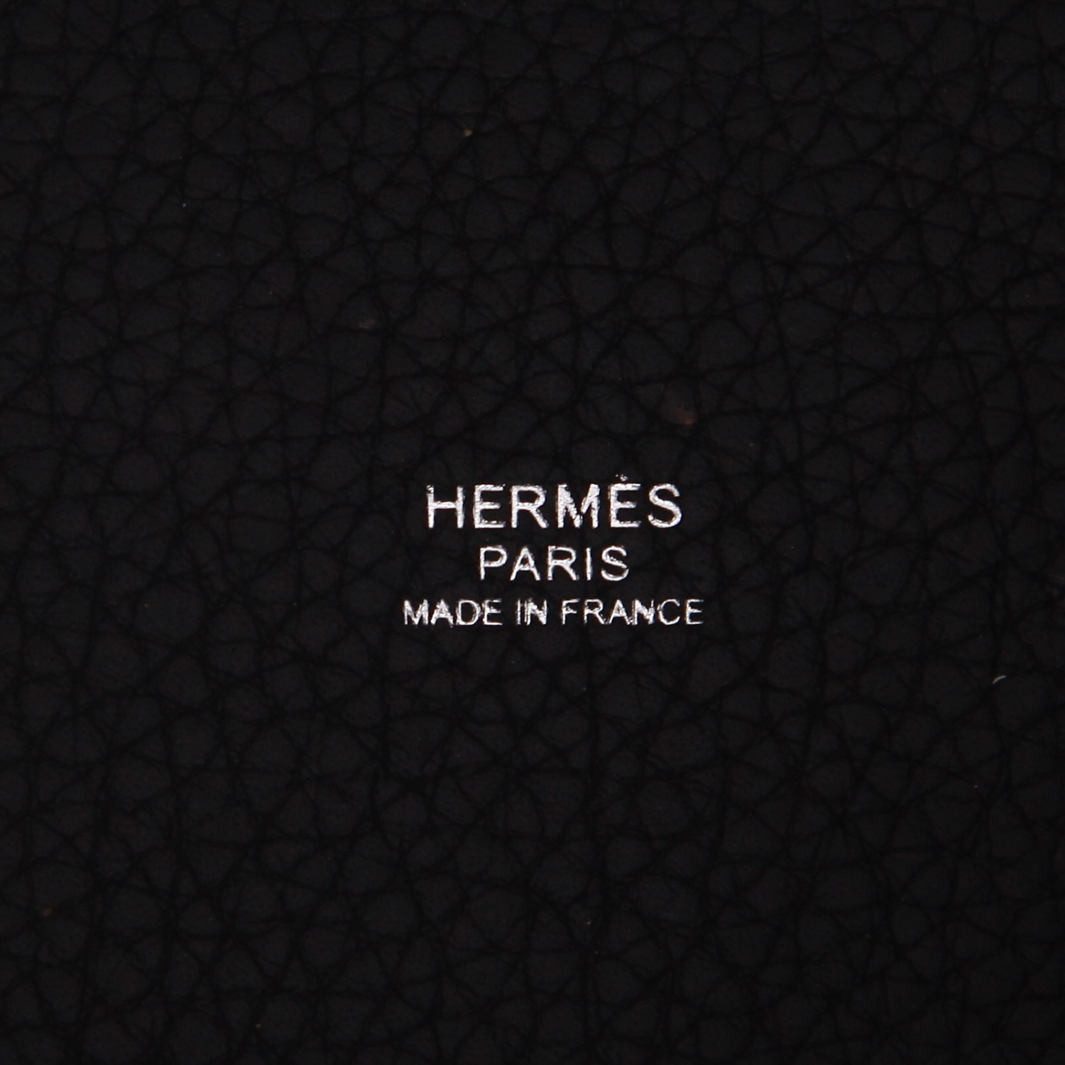 Hermès  Picotin 18 cm handbag  in Bleu Caban togo leather - Detail D2