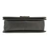 Chanel  Boy shoulder bag  in grey metallic quilted leather - Detail D1 thumbnail