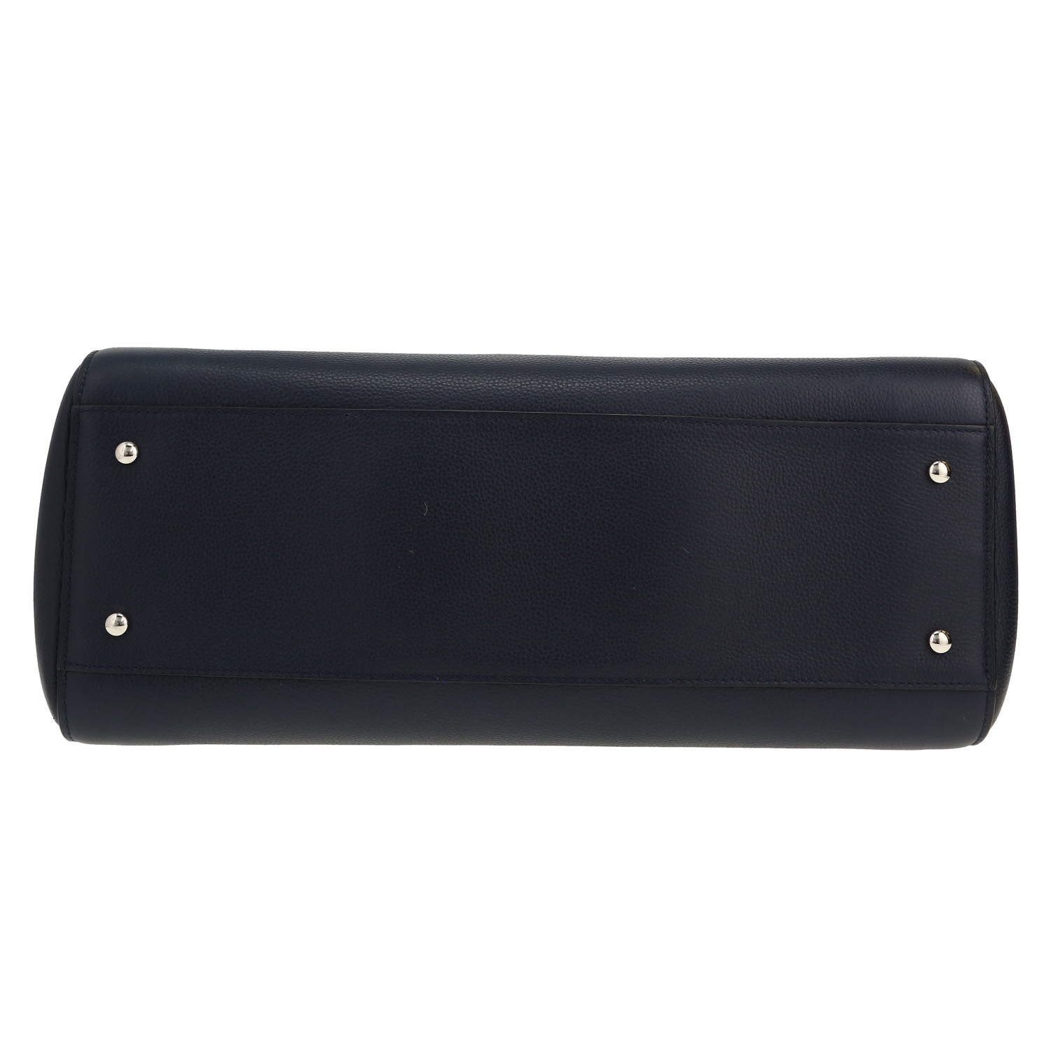 Sac shopping Chanel  Neo Executive en cuir grainé bleu-marine - Detail D1