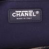 Chanel  Neo Executive shopping bag  in navy blue grained leather - Detail D2 thumbnail