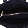 Chanel  Neo Executive shopping bag  in navy blue grained leather - Detail D3 thumbnail