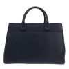 Chanel  Neo Executive shopping bag  in navy blue grained leather - Detail D4 thumbnail