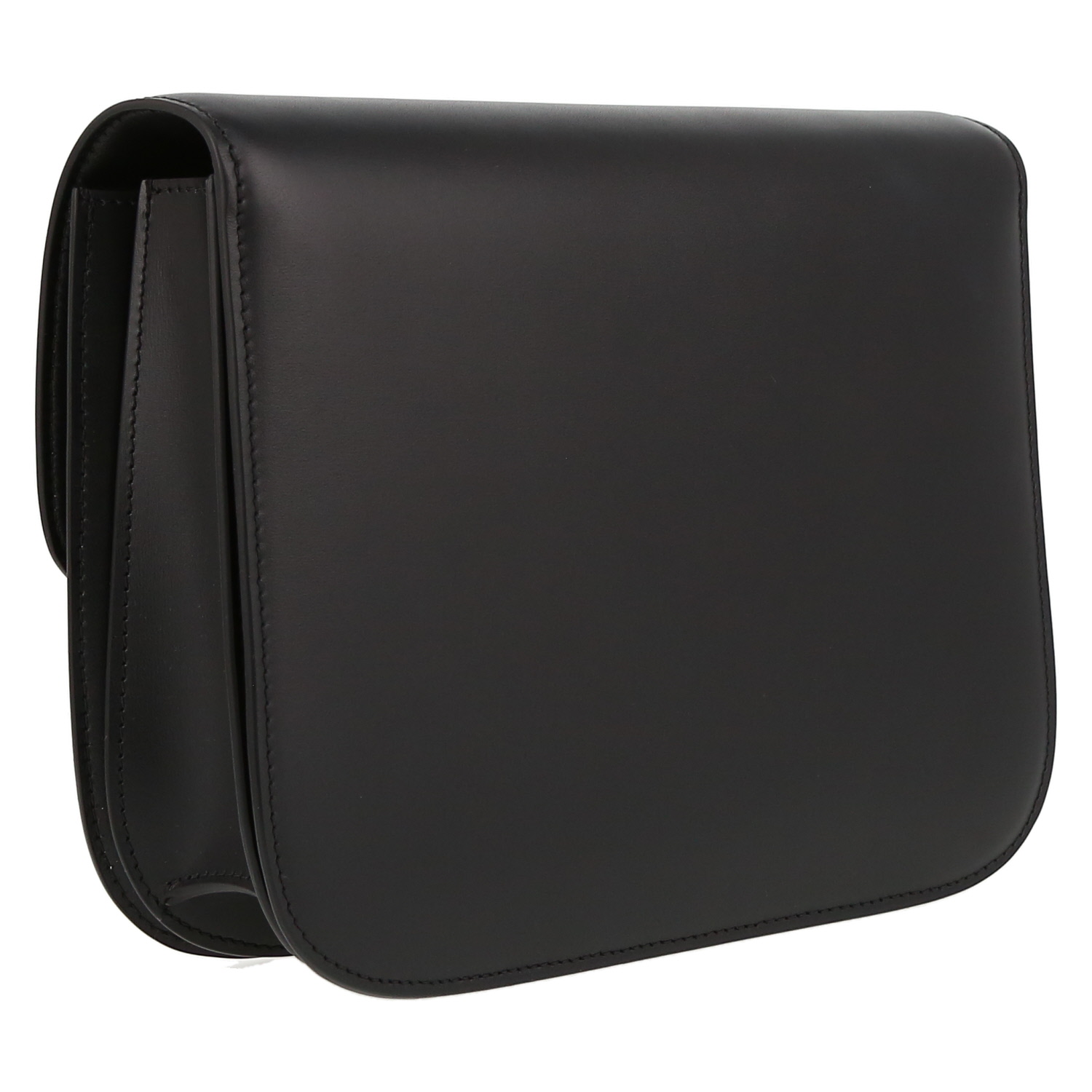 Sac bandoulière Celine Classic Box en cuir box noir - Detail D6