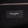 Sac bandoulière Saint Laurent  Loulou grand modèle  en cuir matelassé chevrons noir - Detail D2 thumbnail