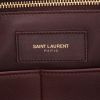 Bolso de mano Saint Laurent  Chyc en cuero color burdeos - Detail D2 thumbnail