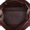 Bolso de mano Saint Laurent  Chyc en cuero color burdeos - Detail D3 thumbnail