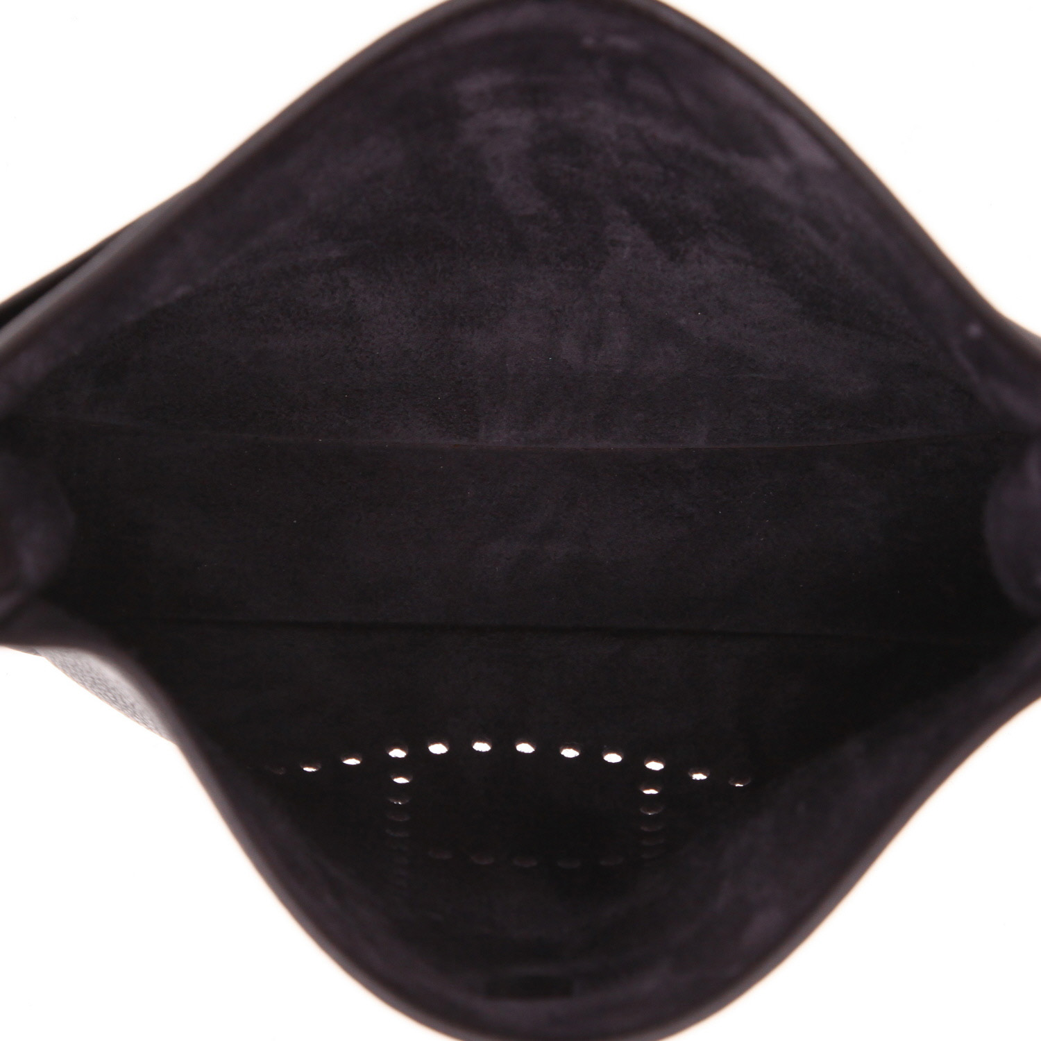 Sac bandoulière Hermès  Evelyne III en cuir togo Prunoir - Detail D3