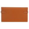 Billetera Hermès  Kelly wallet en cuero epsom color oro - Detail D4 thumbnail