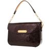 Borsa Louis Vuitton  Rodeo Drive in pelle verniciata monogram plum e pelle naturale - 00pp thumbnail