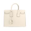 Bolso de mano Saint Laurent  Sac de jour modelo pequeño  en cuero blanco - 360 thumbnail