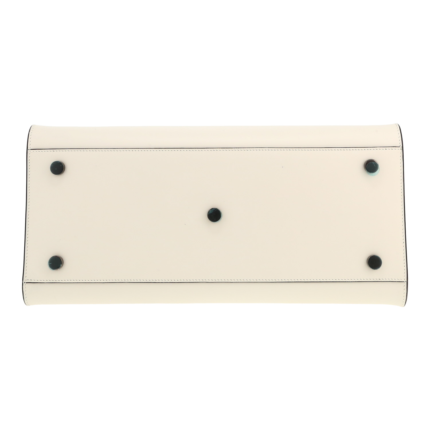 Saint Laurent  Sac de jour small model  handbag  in white leather - Detail D1