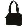 Borsa Chanel  Vintage in tela jersey nera - 00pp thumbnail