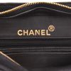 Borsa Chanel  Vintage in tela jersey nera - Detail D2 thumbnail