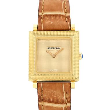 Reloj Boucheron Carrée de oro amarillo Circa 2000