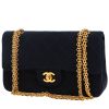 Bolso de mano Chanel  Timeless Petit en jersey azul marino - 00pp thumbnail