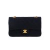 Bolso de mano Chanel  Timeless Petit en jersey azul marino - 360 thumbnail