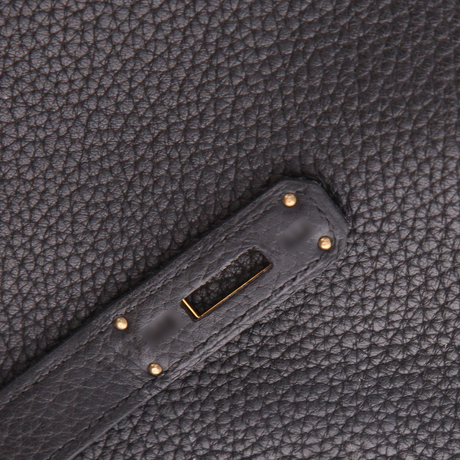 Hermès  Kelly 32 cm handbag  in black togo leather - Detail D4