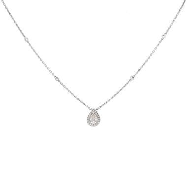 Collier Messika Joy en or blanc et diamants Collier Messika Joy en or blanc et diamants