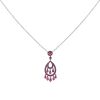 Boucheron Cinna necklace in white gold and ruby - 00pp thumbnail