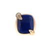 Pomellato Ritratto medium model ring in pink gold, lapis-lazuli and diamonds - 360 thumbnail