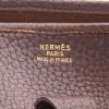 Bolso bandolera Hermès  Evelyne en cuero taurillon clémence marrón - Detail D2 thumbnail