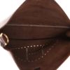 Hermès  Evelyne shoulder bag  in brown leather taurillon clémence - Detail D3 thumbnail