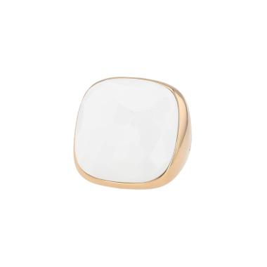 Bague Pomellato Victoria en or rose et agate