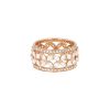 Anello a fascia Tiffany & Co Victoria in oro rosa e diamanti - 00pp thumbnail