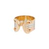 Open Cartier C de Cartier large model ring in 3 golds - 00pp thumbnail