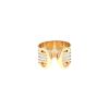 Open Cartier C de Cartier large model ring in 3 golds - 360 thumbnail