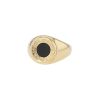 Anello Bulgari Bulgari Bulgari in oro giallo e onice - 00pp thumbnail
