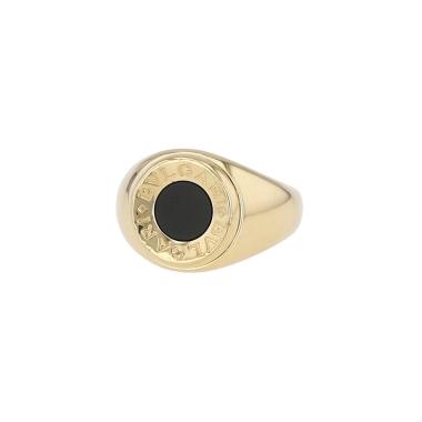 Anello Bulgari Bulgari Bulgari in oro giallo e onice