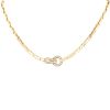 Cartier Agrafe necklace in yellow gold and diamonds - 00pp thumbnail