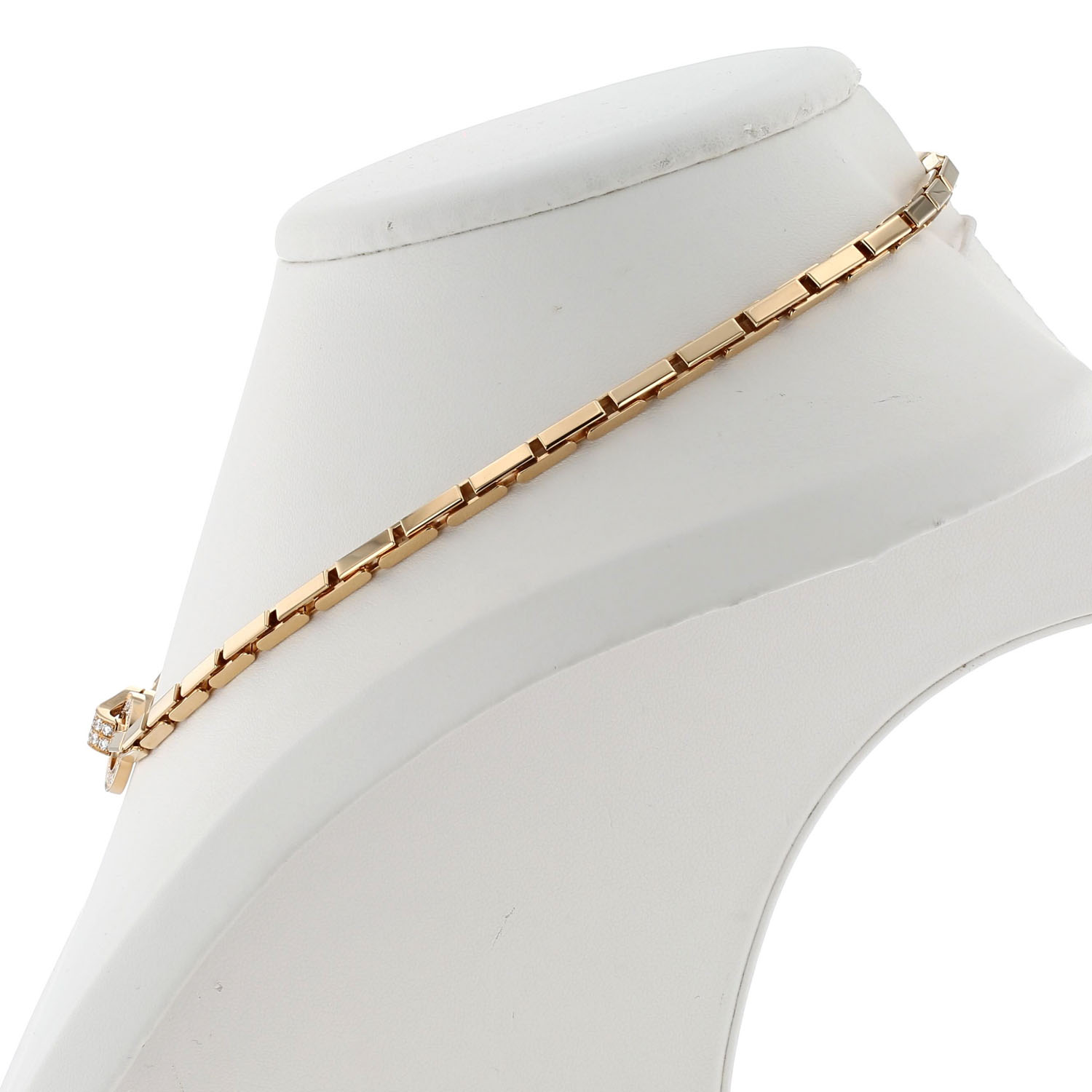 Collier Cartier Agrafe en or jaune et diamants - Detail D3