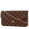 Louis Vuitton  Félicie shoulder bag  in ebene damier canvas - 00pp thumbnail