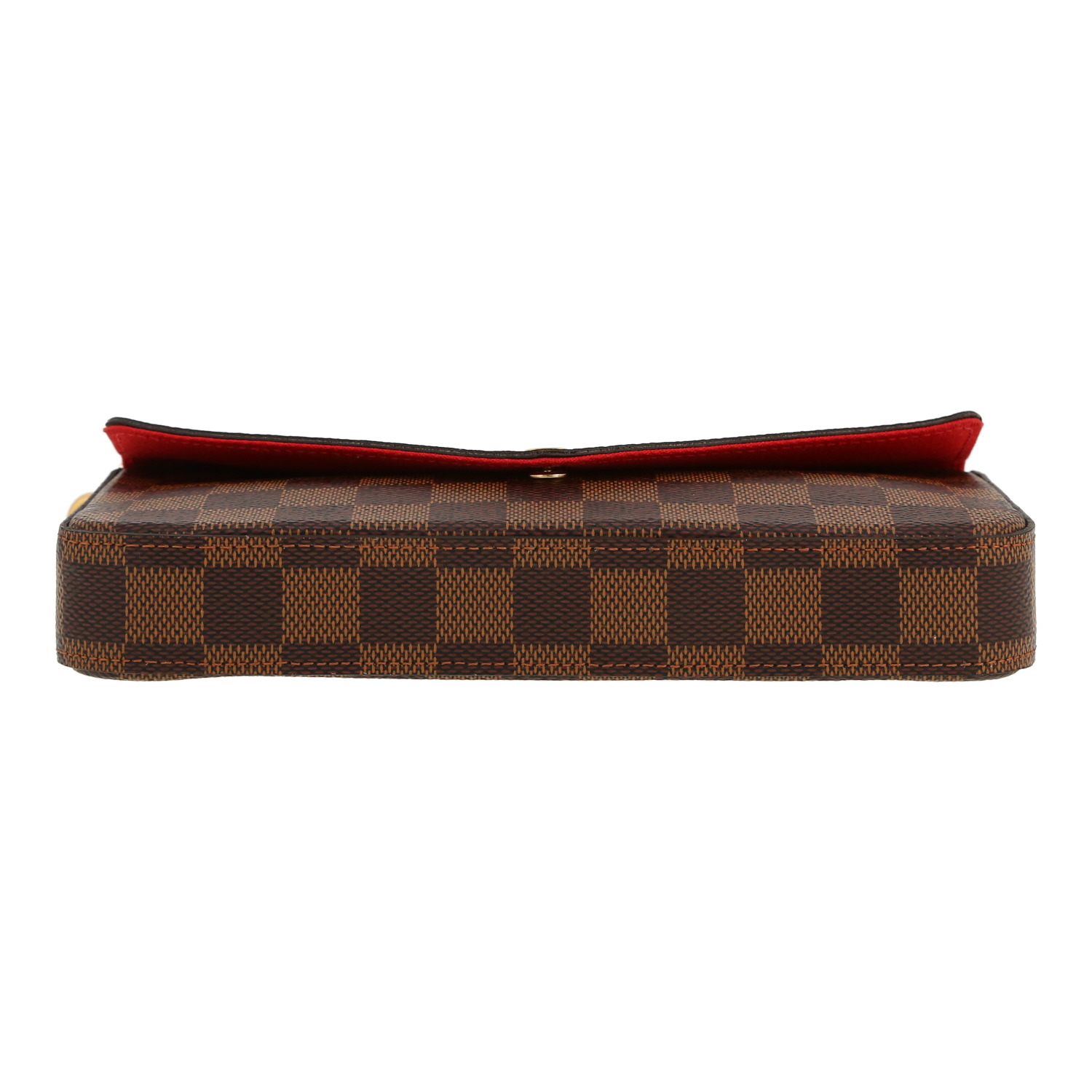 Louis Vuitton Félicie shoulder bag in ebene damier canvas - Detail D1