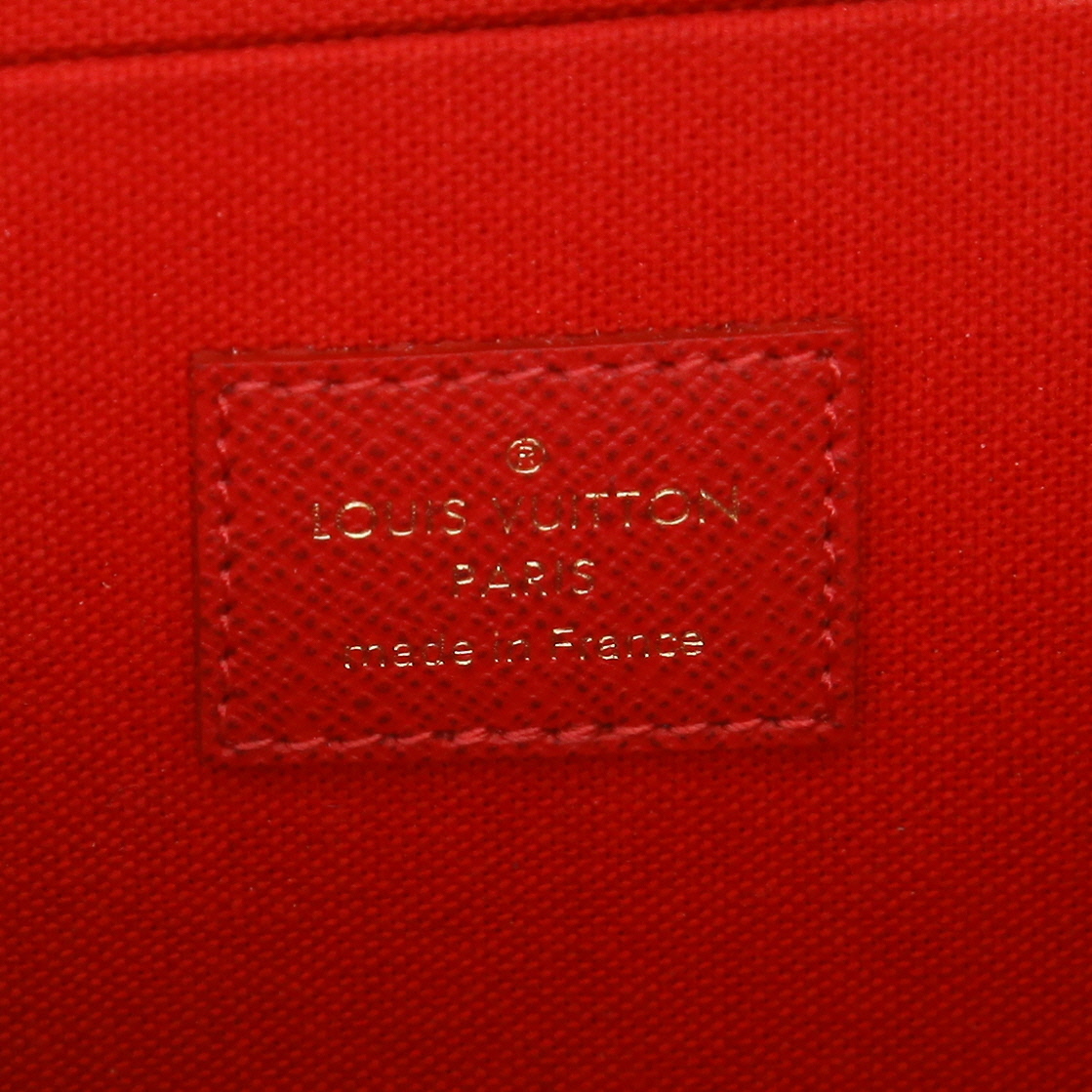 Louis Vuitton Félicie shoulder bag in ebene damier canvas - Detail D2