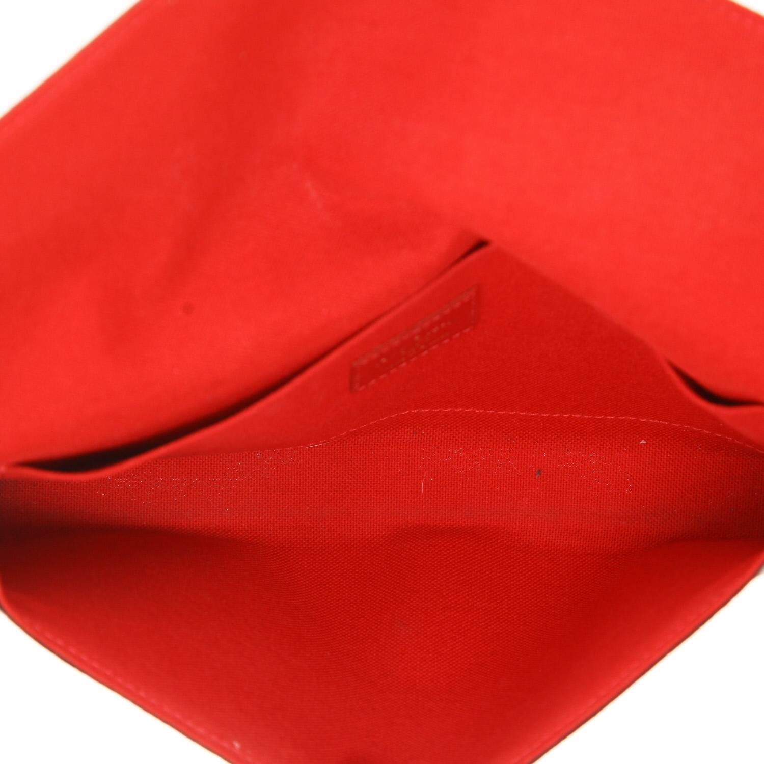 Borsa a tracolla Louis Vuitton Félicie in tela a scacchi ebana - Detail D3