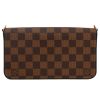 Louis Vuitton  Félicie shoulder bag  in ebene damier canvas - Detail D4 thumbnail