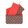 Louis Vuitton  Félicie shoulder bag  in ebene damier canvas - Detail D5 thumbnail