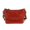 Chanel  Gabrielle  small model  shoulder bag  in red quilted leather - Detail D4 thumbnail