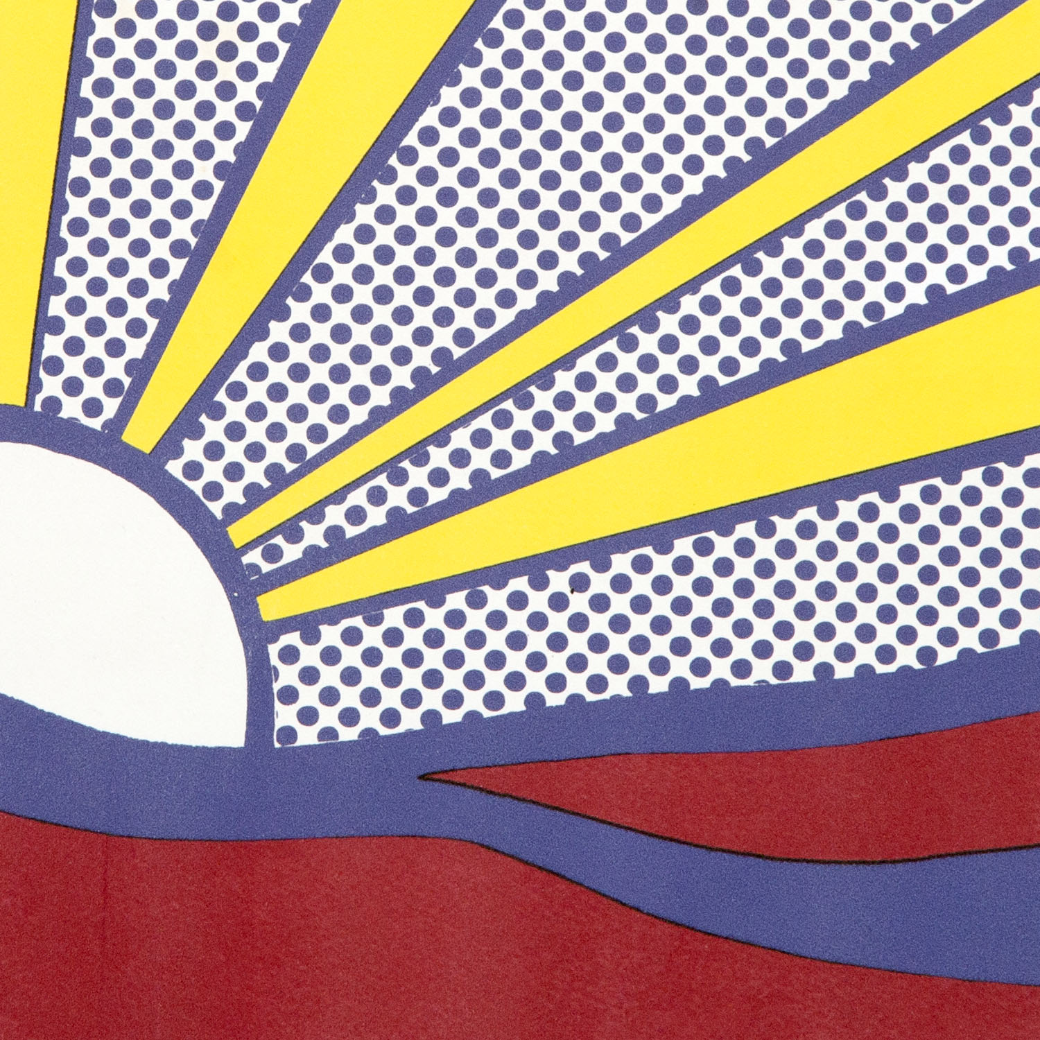 Roy Lichtenstein (1923-1997), Sunrise - 1965 - Detail D1