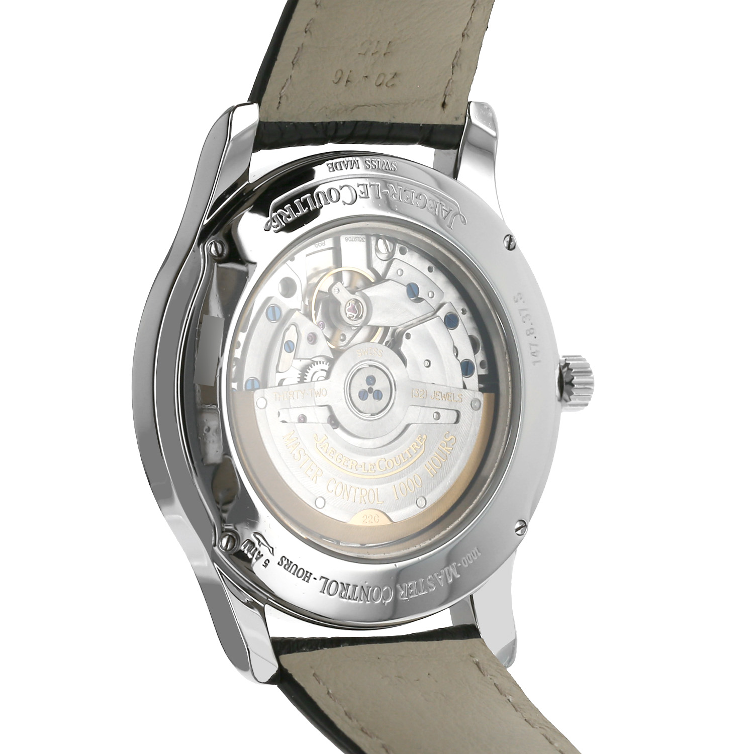 Jaeger-LeCoultre Master Control Date  in stainless steel Ref: Jaeger-LeCoultre - 147.8.37.S  Circa 2000 - Detail D3