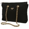 Sac cabas Prada  Nylon en toile noire - 00pp thumbnail