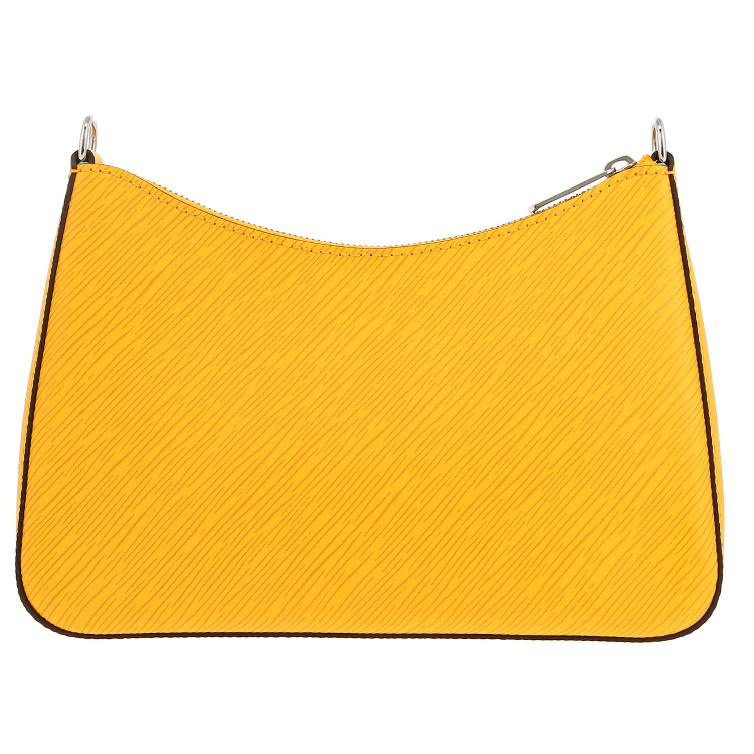 Louis Vuitton Marelle handbag in yellow epi leather - Detail D5