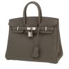 Bolso de mano Hermès  Birkin 25 cm en cuero togo Gris Meyer - 00pp thumbnail