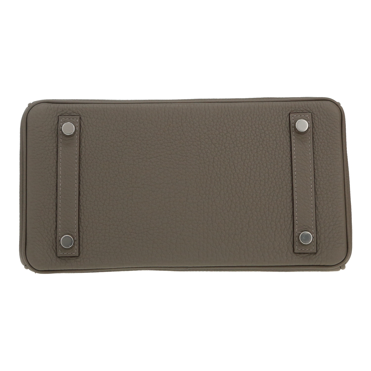 Borsa Hermès  Birkin 25 cm in pelle togo Gris Meyer - Detail D1