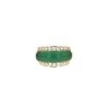 Bague deux corps Vintage  en or jaune, chrysoprase et diamants - 360 thumbnail