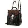 Louis Vuitton   backpack  in brown monogram canvas  and black patent leather - 00pp thumbnail