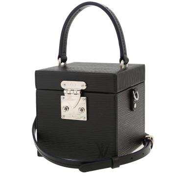 Borsa Louis Vuitton  Bleecker Box in pelle Epi nera